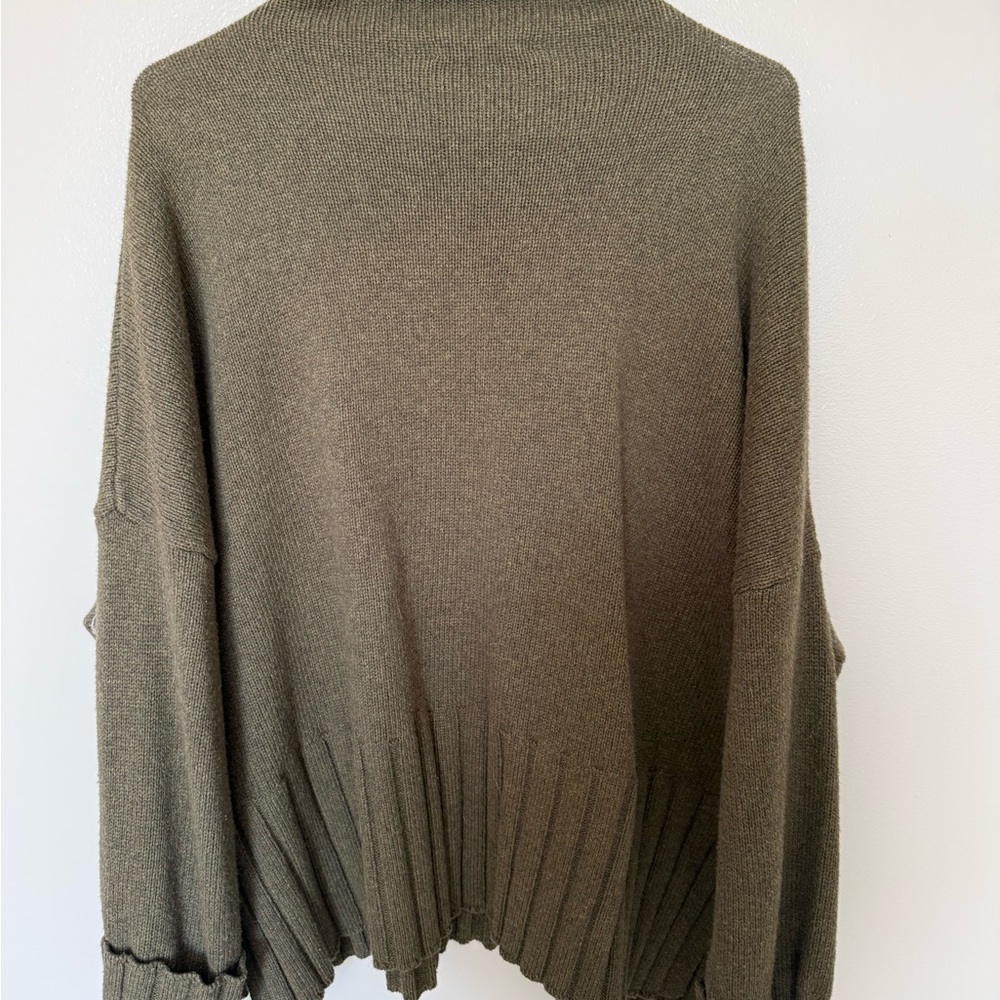 Madewell Olive Roll Neck Sweater XL - Picture 7 of 7